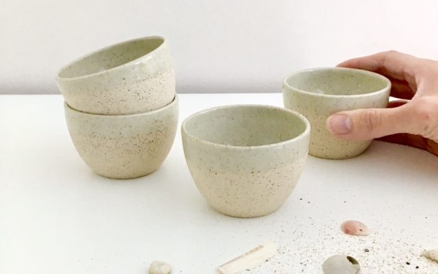 seaside inspired espresso cups